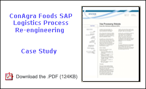 Conagra Foods SAP Logistics Process Re-engineering
