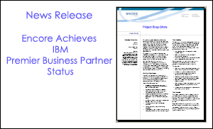 Encore achieves IBM Premier Business Partner Status